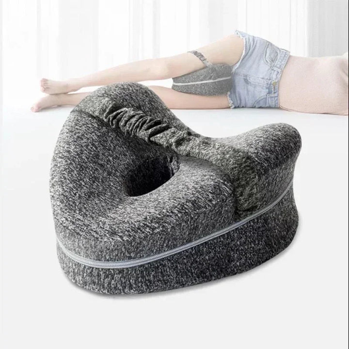 Almohada Ergonómica para Piernas | Alivio del Dolor de Espalda, Caderas y Ciática.